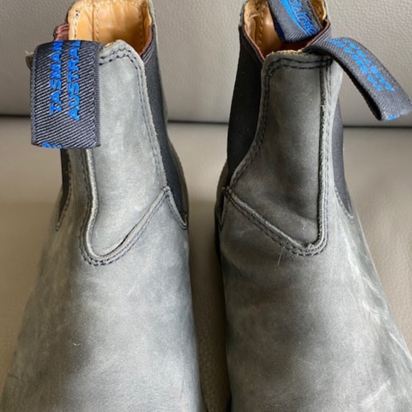 Blundstone AU 6.5 Winter Thermal Dress Chelsea boots rustic black sheep insoles - Picture 6 of 16